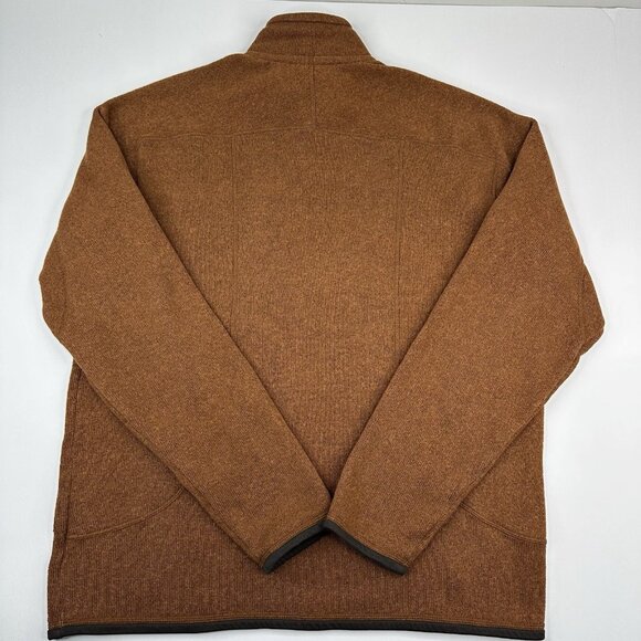 Patagonia Men's Brown Athletic Better Sweater 1/4 Zip Fleece Pullover L/C45.25 - Picture 4 of 12